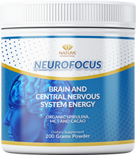 Load image into Gallery viewer, Natura International - Neurofocus (200 g Powder) | Brain and Central Nervous System Energy

