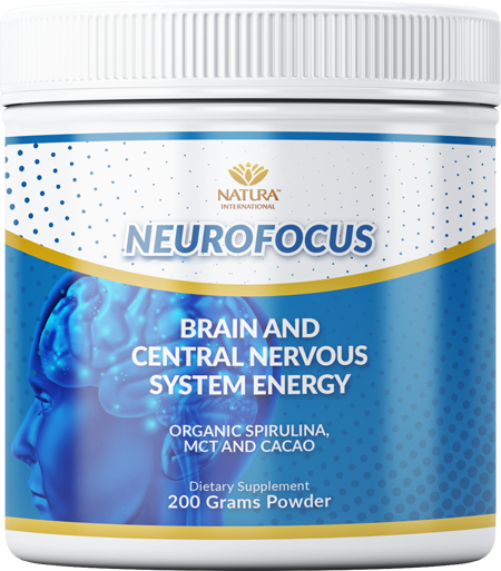 Natura International - Neurofocus (200 g Powder) | Brain and Central Nervous System Energy