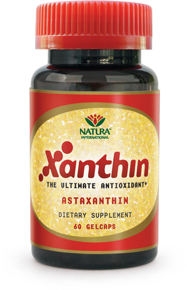 Natura International - Xanthin (60 Gel Caps) | Nature’s Most Powerful Antioxidant